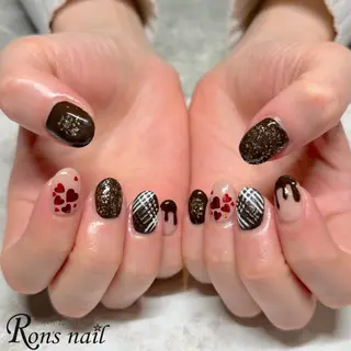 ネイル Ron's nail 笹岡のネイルデザイン
