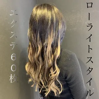 セミロング 🦋シールエクステ /韓国/リアラ🦋のヘアスタイル