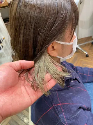 ミディアム カラー ショート、メンズ 一日1名限定枠⚡️のヘアスタイル