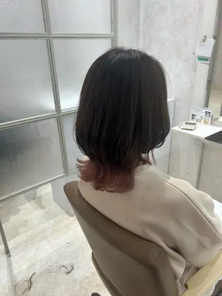 ミディアム カラー 💙まこと💙艶 カラー(Rico)のヘアスタイル