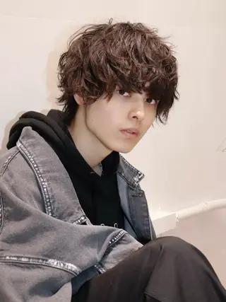 パーマ 【公式】メンズサロン LUCEY福岡大名のヘアスタイル