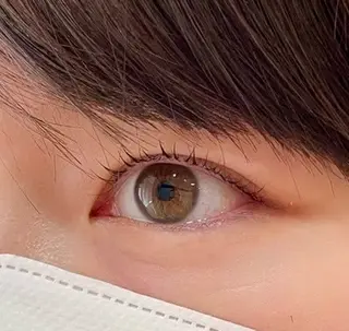 マツエク・マツパ 暖色カラー❤️横浜 エクステらん🦖のヘアスタイル