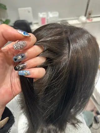ミディアム カラー 🩵ベリーショート✨ パーマスタイル みくのヘアスタイル