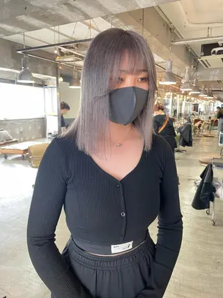 ミディアム カラー 海外レイヤー /NAGISAのヘアスタイル