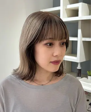 ミディアム 『大西　陸』 透明感color🔆のヘアスタイル