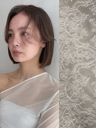 ミディアム カラー SALOWIN 栄3丁目店所属・砂原 ひよりのヘアスタイル