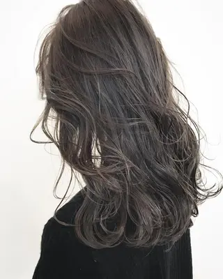 セミロング カラー 髪質改善サロン 心斎橋ARCHEのヘアスタイル