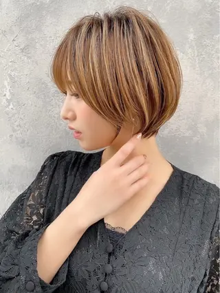 ショート 山﨑 燦人のヘアスタイル