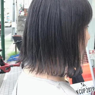 ミディアム sano sayakaのヘアスタイル