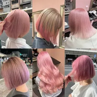 ミディアム カラー ブリーチ特化美容室 ☆selene☆のヘアスタイル