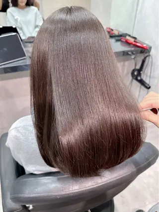 ミディアム LUANA/千種 竹内康のヘアスタイル