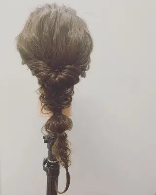 ロング ヘアアレンジ 原田 穂真のヘアスタイル