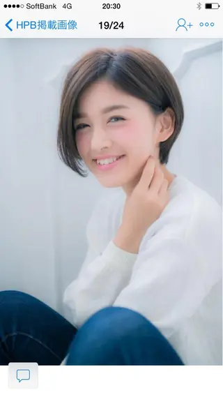 ショート カラー 渡邊 健一のヘアスタイル