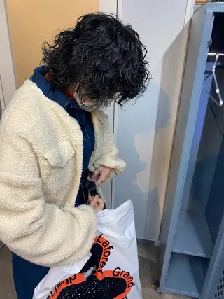 ショート パーマ 低ダメージパーマ ケアパーマ/武田明大のヘアスタイル