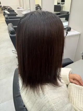 ミディアム 冨江 弘貴のヘアスタイル