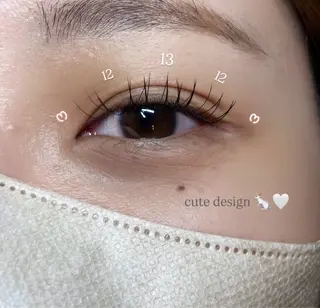 マツエク・マツパ ココテラス 高橋のマツエク・マツパデザイン