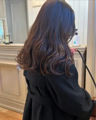 ミディアム カラー じゅわっと暖色カラー 🍊Moemiのヘアスタイル