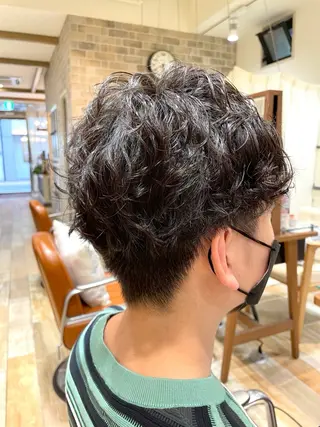 パーマ メンズ 菊池 純香のヘアスタイル