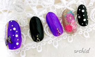 ネイル orchid ♡オーキッドのネイルデザイン