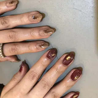 ネイル p.o.n.所属・🫧aku🫧 自由が丘／フィルインのネイルデザイン