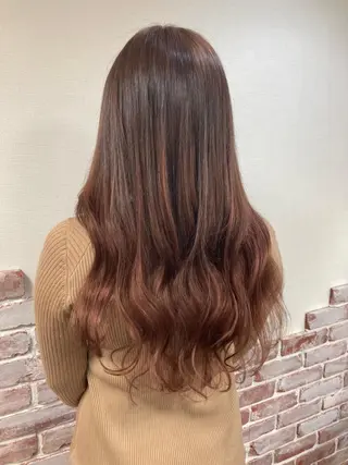 ロング カラー カラー&プルエクステ 大人気！！のヘアスタイル