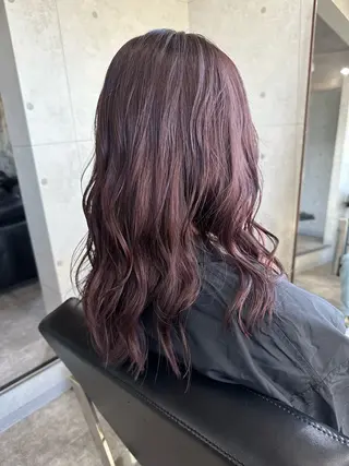 セミロング REVE美容室 REVEマツエクのヘアスタイル
