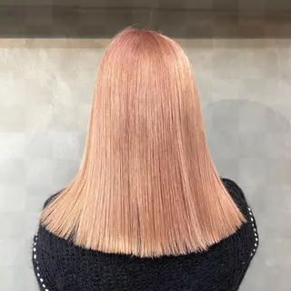 セミロング ❤️‍🔥シールエク ＋カラー京❤️‍🔥のヘアスタイル