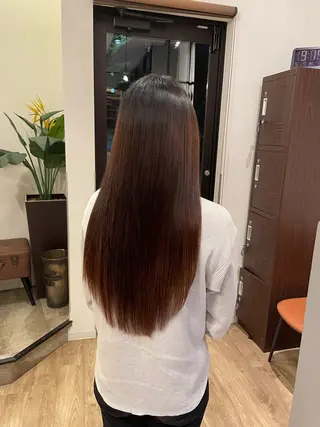 ロング 安倍 辰哉のヘアスタイル