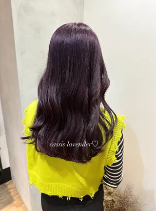 ロング カラー ヘアアレンジ Himawari♡ 柔らかいカラーのヘアスタイル