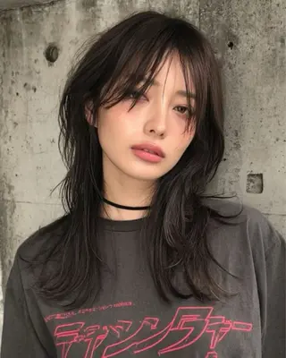 セミロング カラー 🌛ダブルカラー 🌜SAYAKAのヘアスタイル