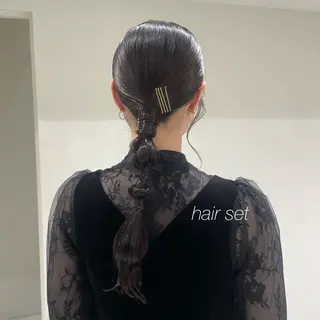 ヘアアレンジ kanon本厚木 シースルーマッシュのヘアスタイル