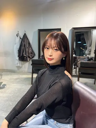 ロング カラー 🎀ハイトーン・艶 カラー HANA🎀のヘアスタイル