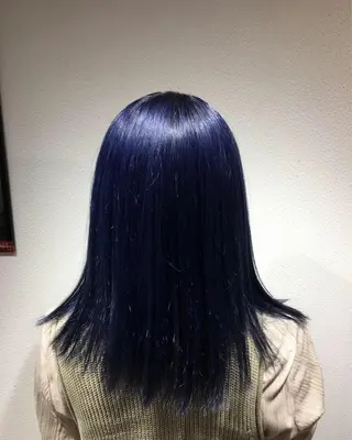 セミロング カラー FABLE HAIR ファブル難波・心斎橋のヘアスタイル