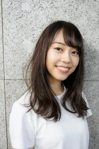 セミロング カラー ヘアアレンジ terra✂️川嶋 大輔のヘアスタイル