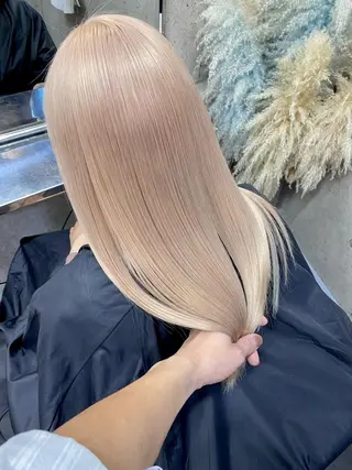 ロング カラー ⭕️ダメージレス特化 髪質改善🥇丸山憲人のヘアスタイル