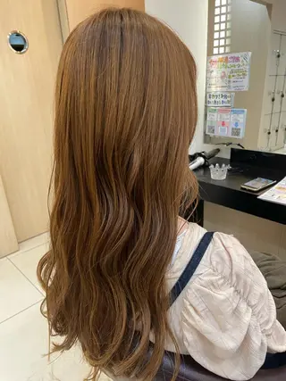 ロング カラー ヘアアレンジ リリー /Men's/パーマのヘアスタイル