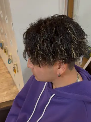 パーマ メンズ メンズ ✄﻿杉山来輝金沢文庫のヘアスタイル