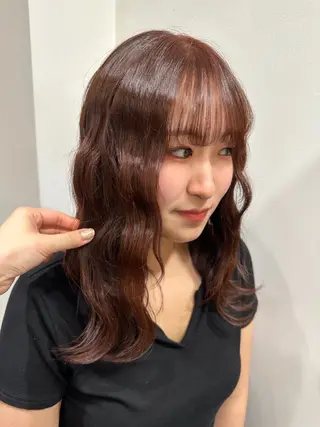 カラー noa / 郡山ボブ ×透明感カラーのヘアスタイル