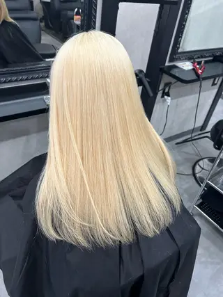 ロング ハイトーン髪質改善 🫧大阪/kanonのヘアスタイル