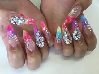 ネイル 💎🐰 saki. m 🐰💎のネイルデザイン