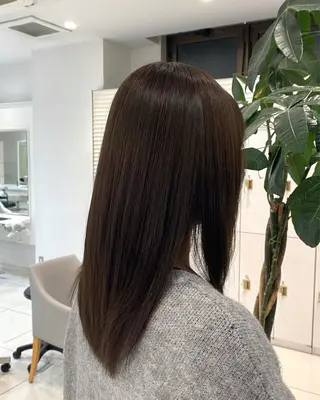 カラー 🎀TEN🎀 オリーブベージュのヘアスタイル