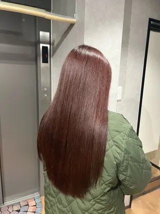 ロング カラー Vis ill所属・イリオモテ レナのヘアスタイル