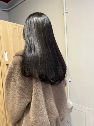 カラー レイヤーカット🍏 オリーブ/ののかのヘアスタイル