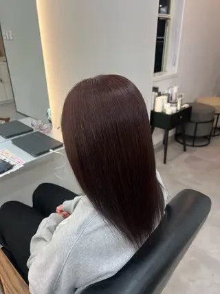 ミディアム カラー RIENS 高森俊輔のヘアスタイル