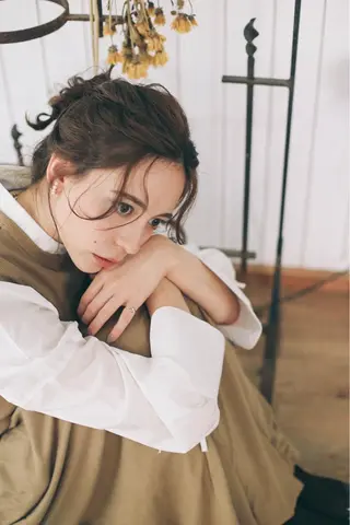 ミディアム カラー 艶髪 ♡Tomiyaのヘアスタイル