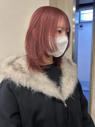 ミディアム hair&eye🎀 /momoKaのヘアスタイル