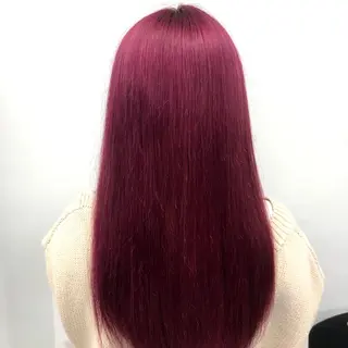 ミディアム カラー ヘアアレンジ キッズ ネイル マツエク・マツパ 🦋韓国レイヤー｜ 透明感グレージュ🦋のヘアスタイル