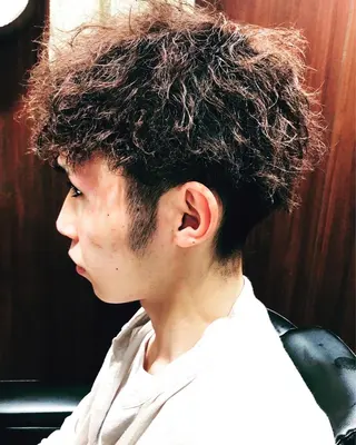 ミディアム パーマ 横浜 カット全般 大槻のヘアスタイル
