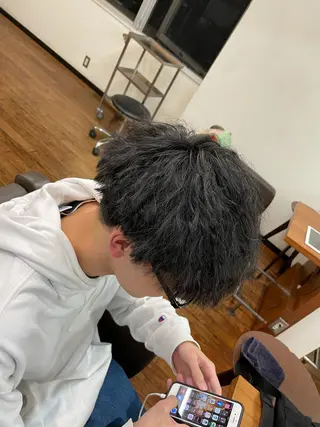 ショート パーマ メンズ 🌸髪質改善🌸 Shuhei🗝♠のヘアスタイル