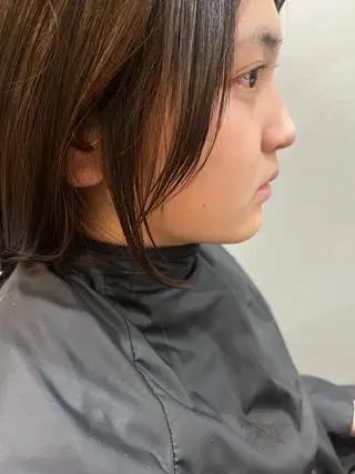 ミディアム カラー パーマ ヘアアレンジ メンズ キッズ ネイル マツエク・マツパ 久木原 ゆりのヘアスタイル